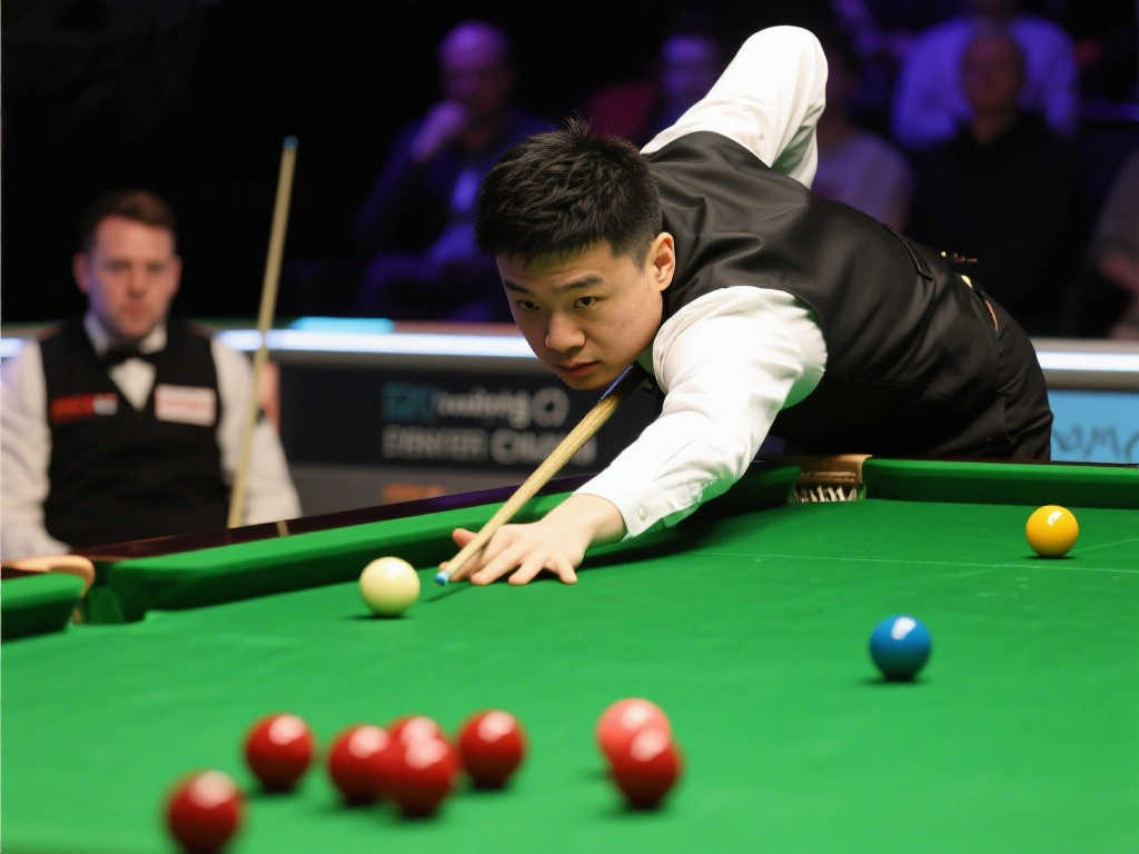 斯诺克世锦赛第二轮:赵心童第二阶段以10-6占据优势对阵雷佩凡 斯诺克世锦赛第二轮:赵心童第二阶段以10-6占据优势对阵雷佩凡