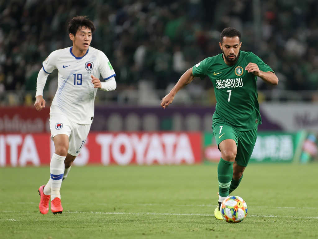 亚洲杯焦点战：韩国队迎战沙特阿拉伯，硬仗在即